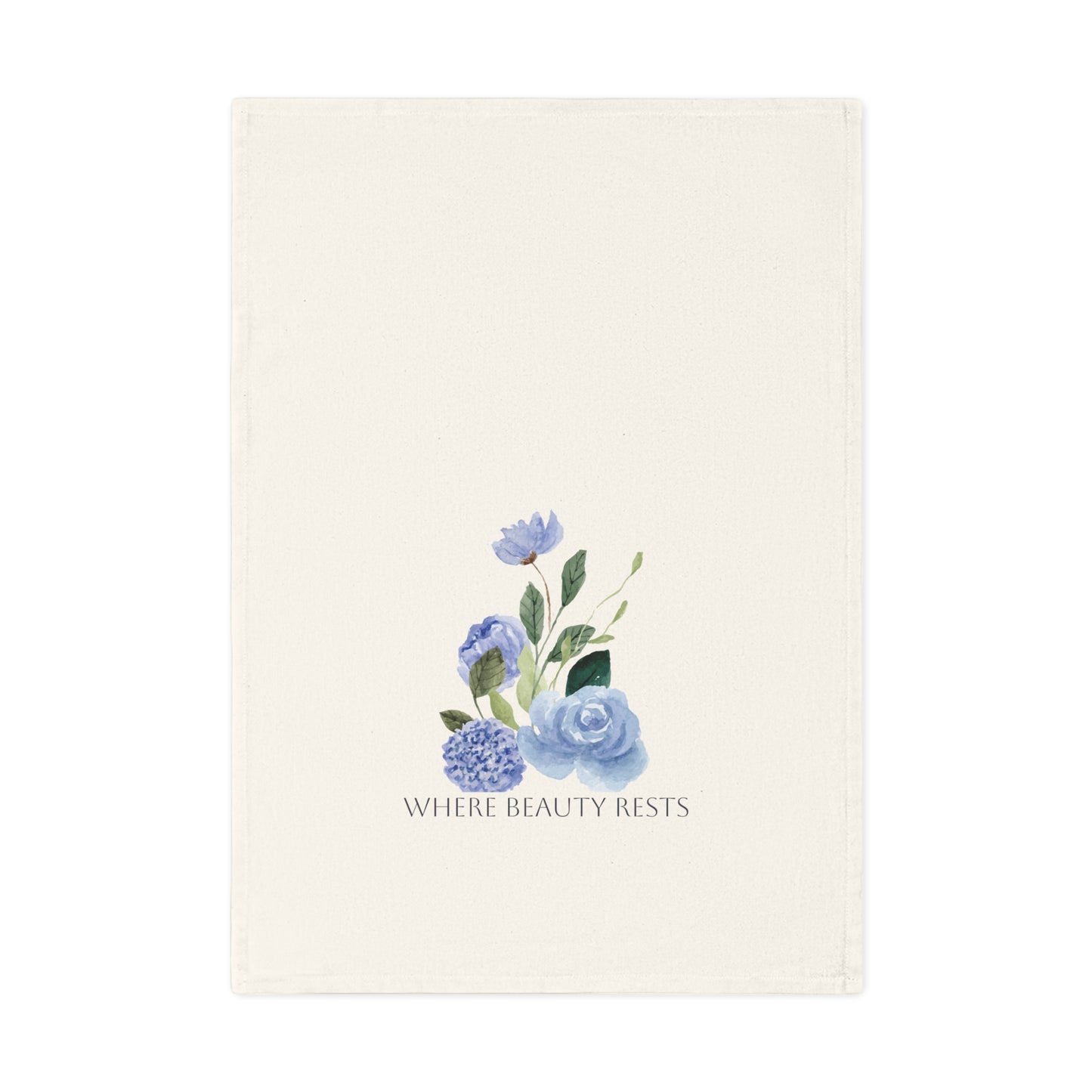 Where Beauty Rests  | Cotton Tea Towel Set – Spring Botanical ||