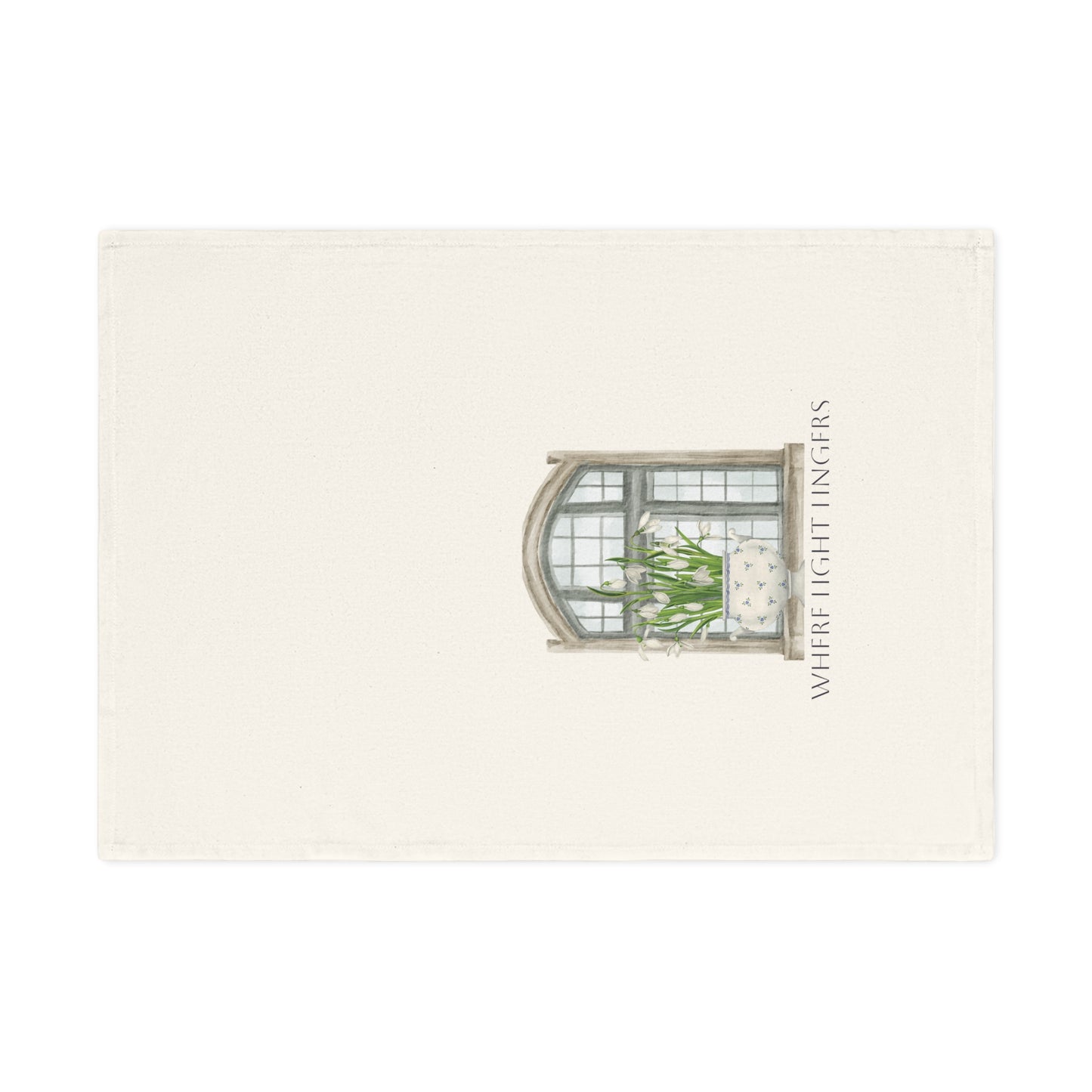 Where Light Lingers  | Cotton Tea Towel  – Spring Botanical II