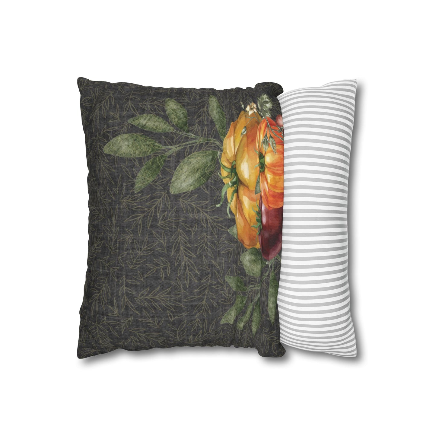 Late Summer Tomatoes Botanical Pillow Cover — Garden I