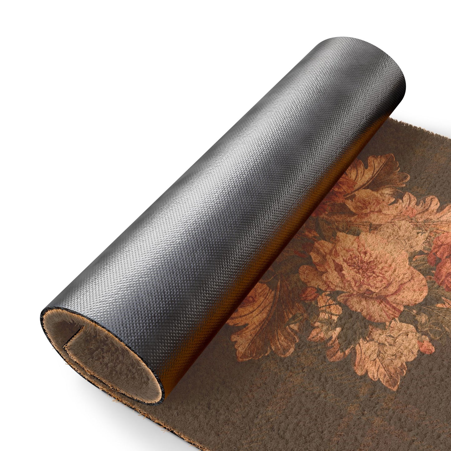 Briarwood Floral Tartan Doormat — Vintage Rose & Heritage Plaid