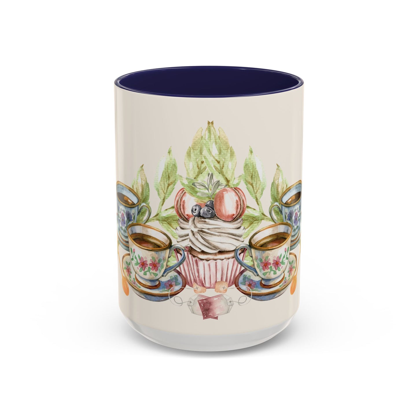 La Vie en Thé Illustrated Ceramic Mug | French Tea Cup Design