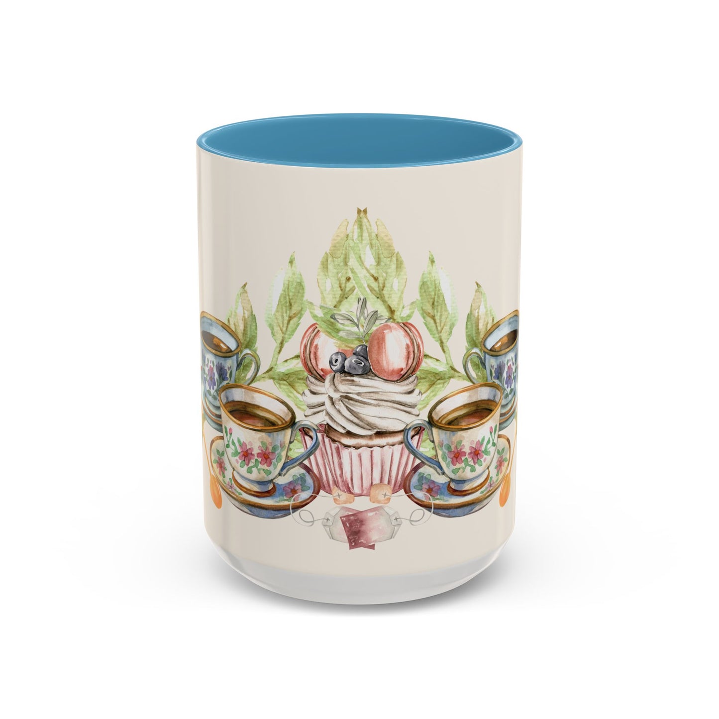 La Vie en Thé Illustrated Ceramic Mug | French Tea Cup Design