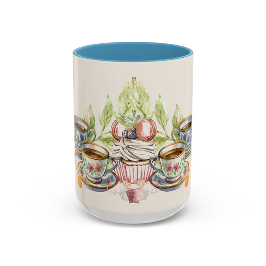 La Vie en Thé Illustrated Ceramic Mug | French Tea Cup Design