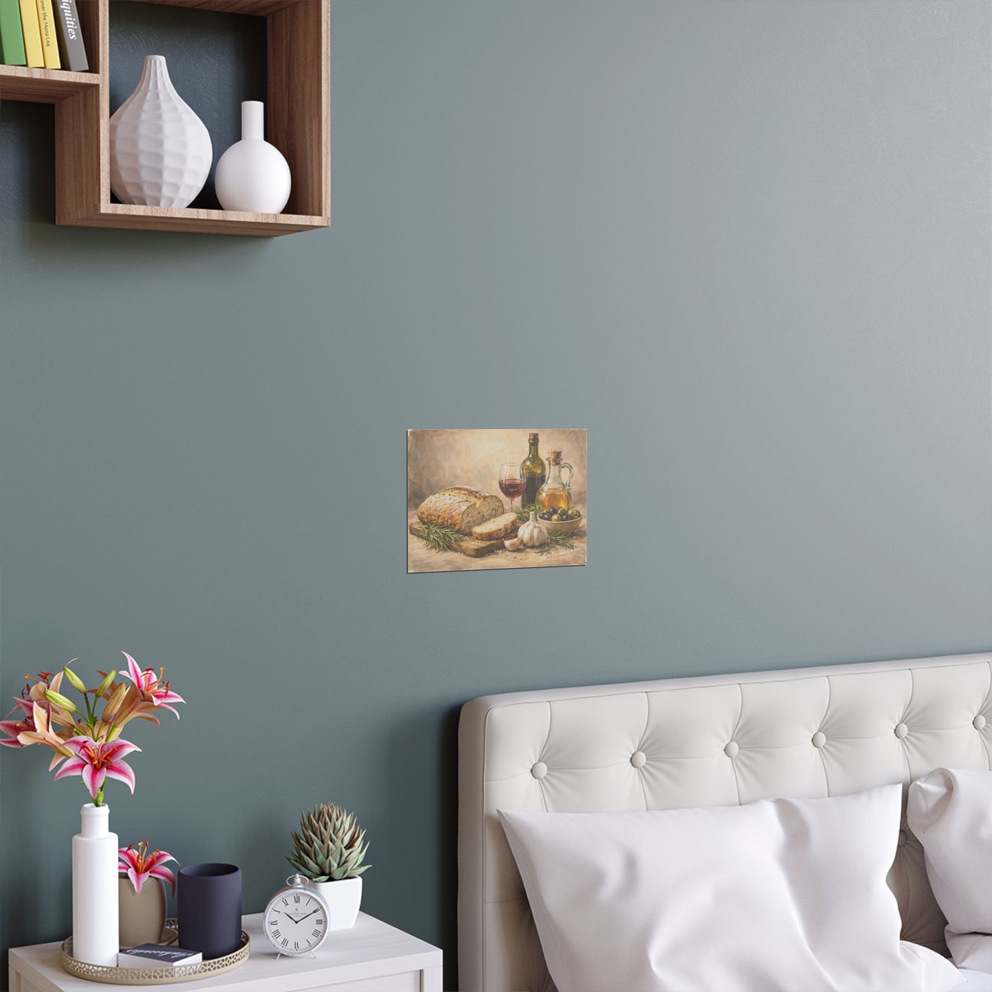 Rustic Bread Still Life (Silk Poster )  | La Tavola Rustica