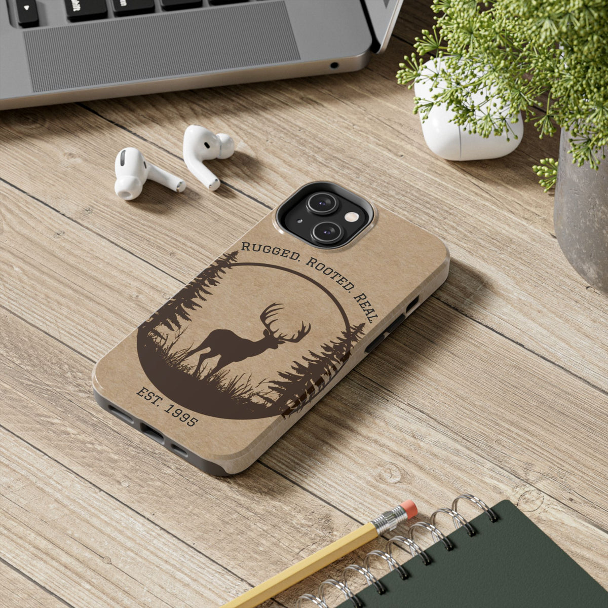 Live Free. Fish Hard. Phone Case | Heritage Outdoors Series