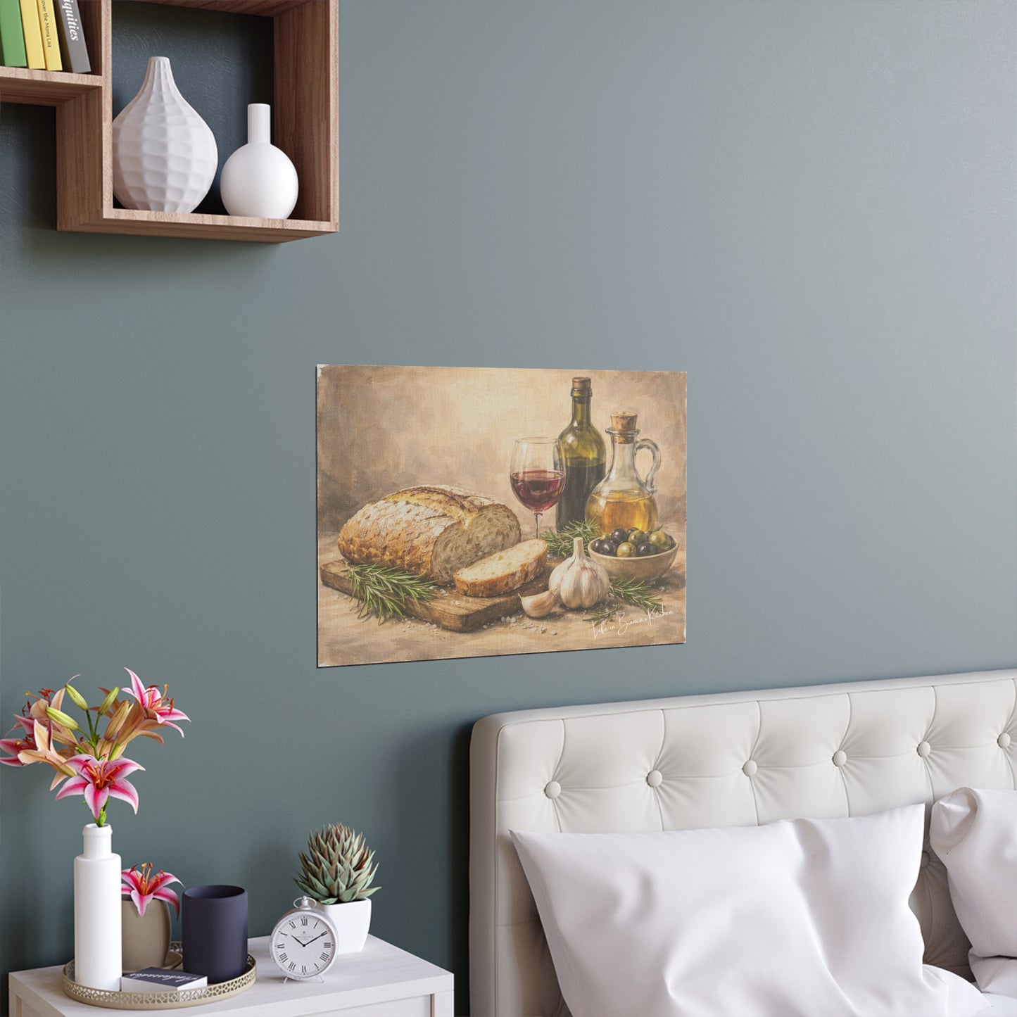 Rustic Bread Still Life (Silk Poster )  | La Tavola Rustica