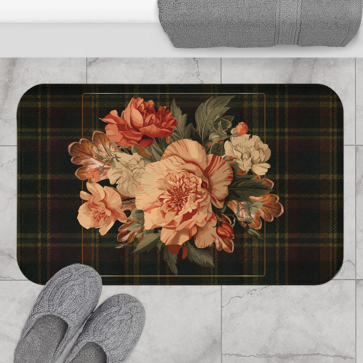 Briarwood Floral Bath Mat