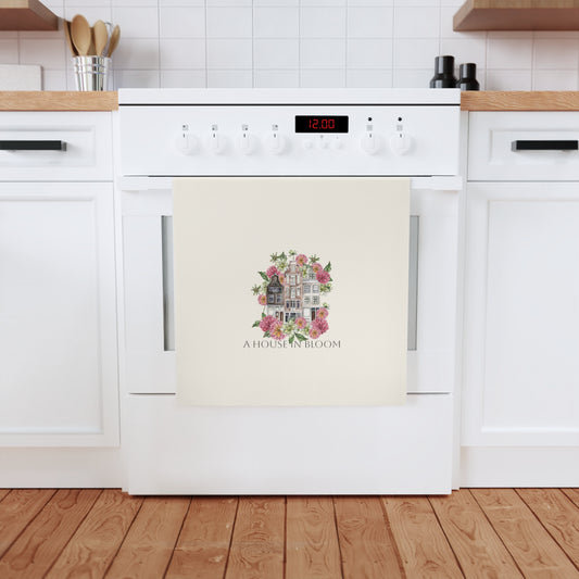 A House In Bloom | Cotton Tea Towel – Spring Botanical