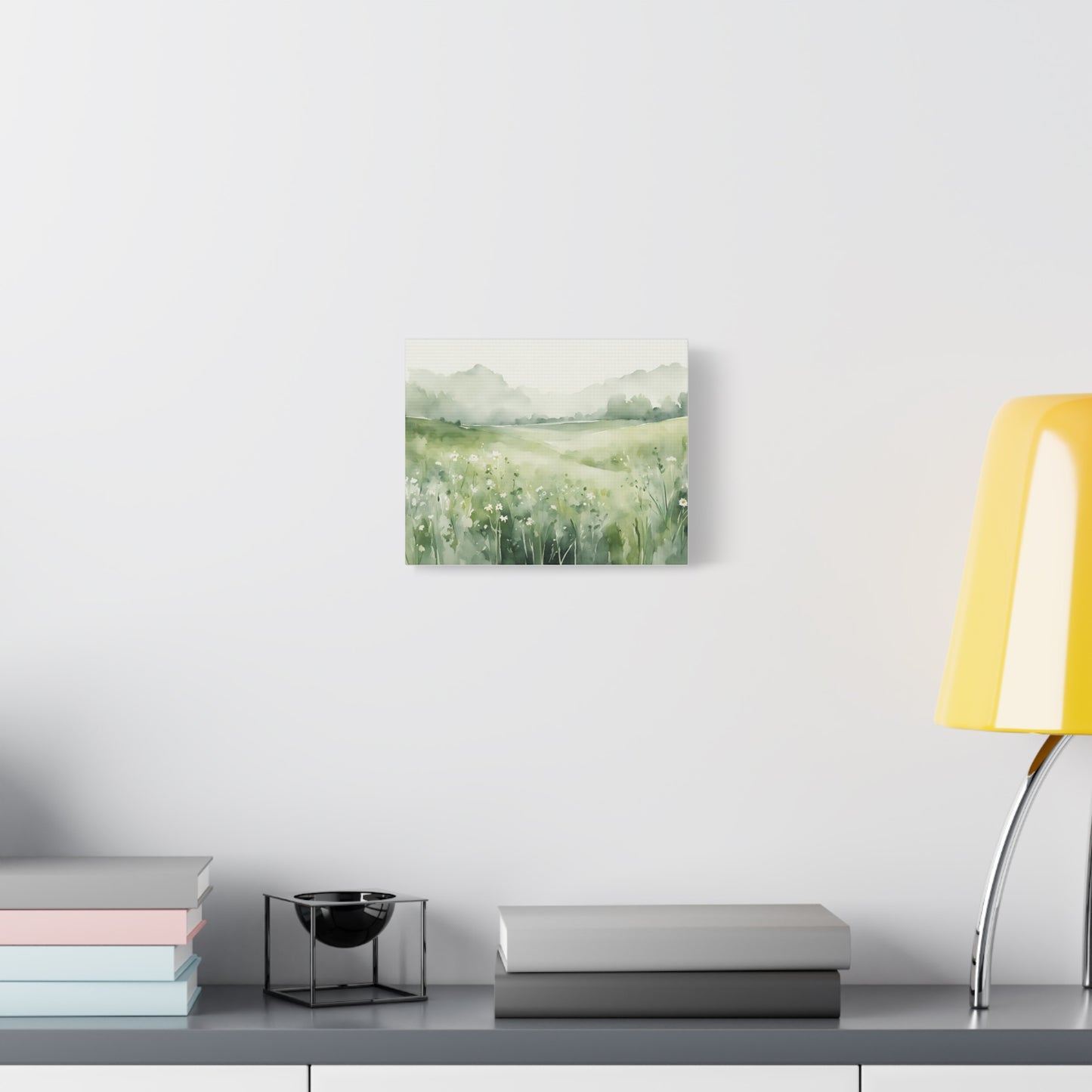 Green Meadow Light | Seasonal Landscape Canvas Art