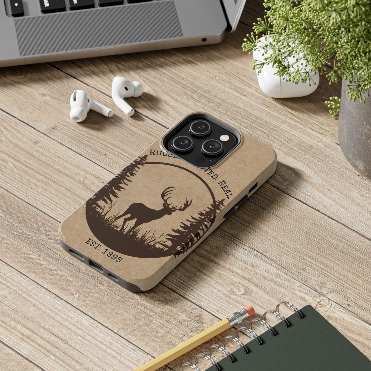 Live Free. Fish Hard. Phone Case | Heritage Outdoors Series