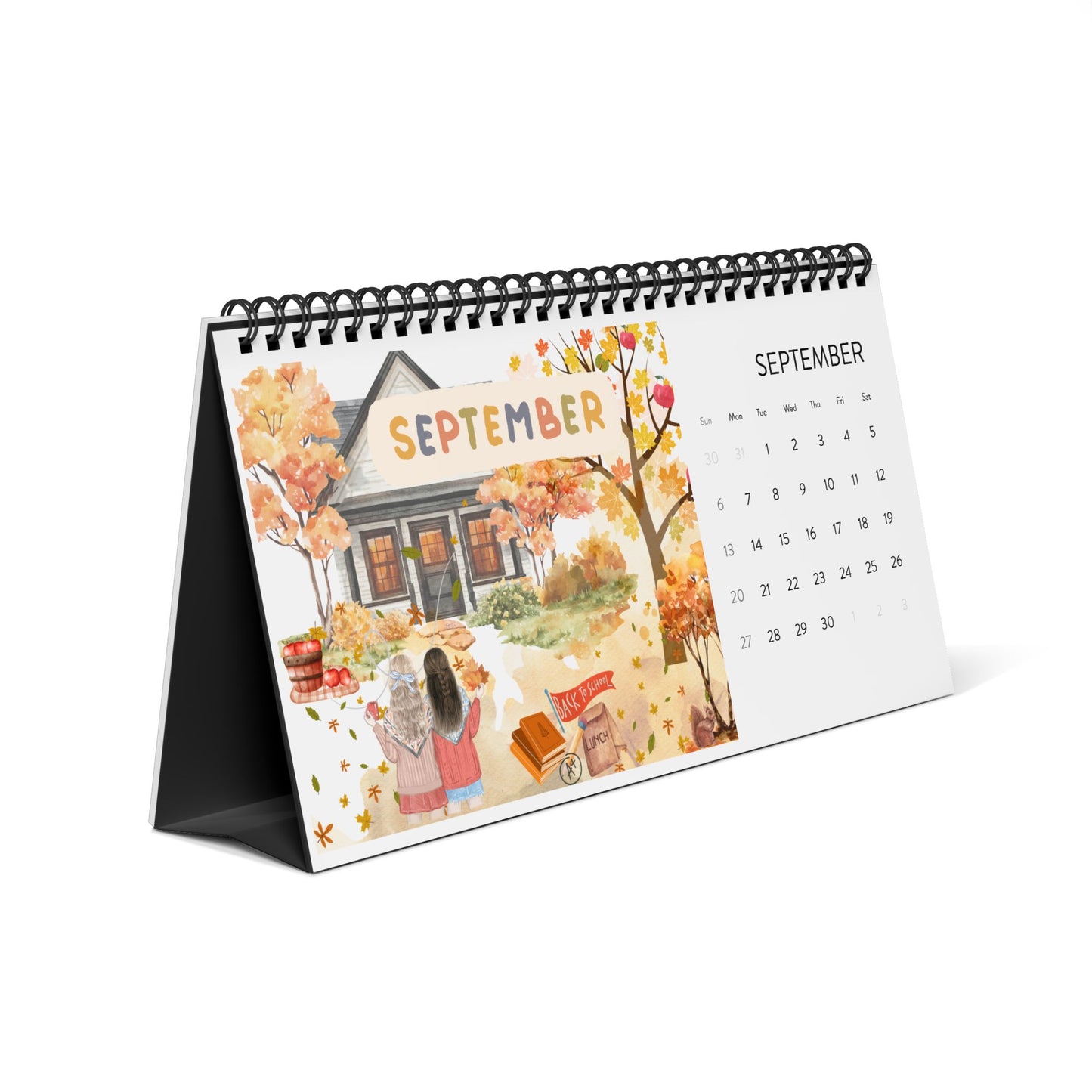 A Seasonal  2026  Desk Calendar · The Gilded Table