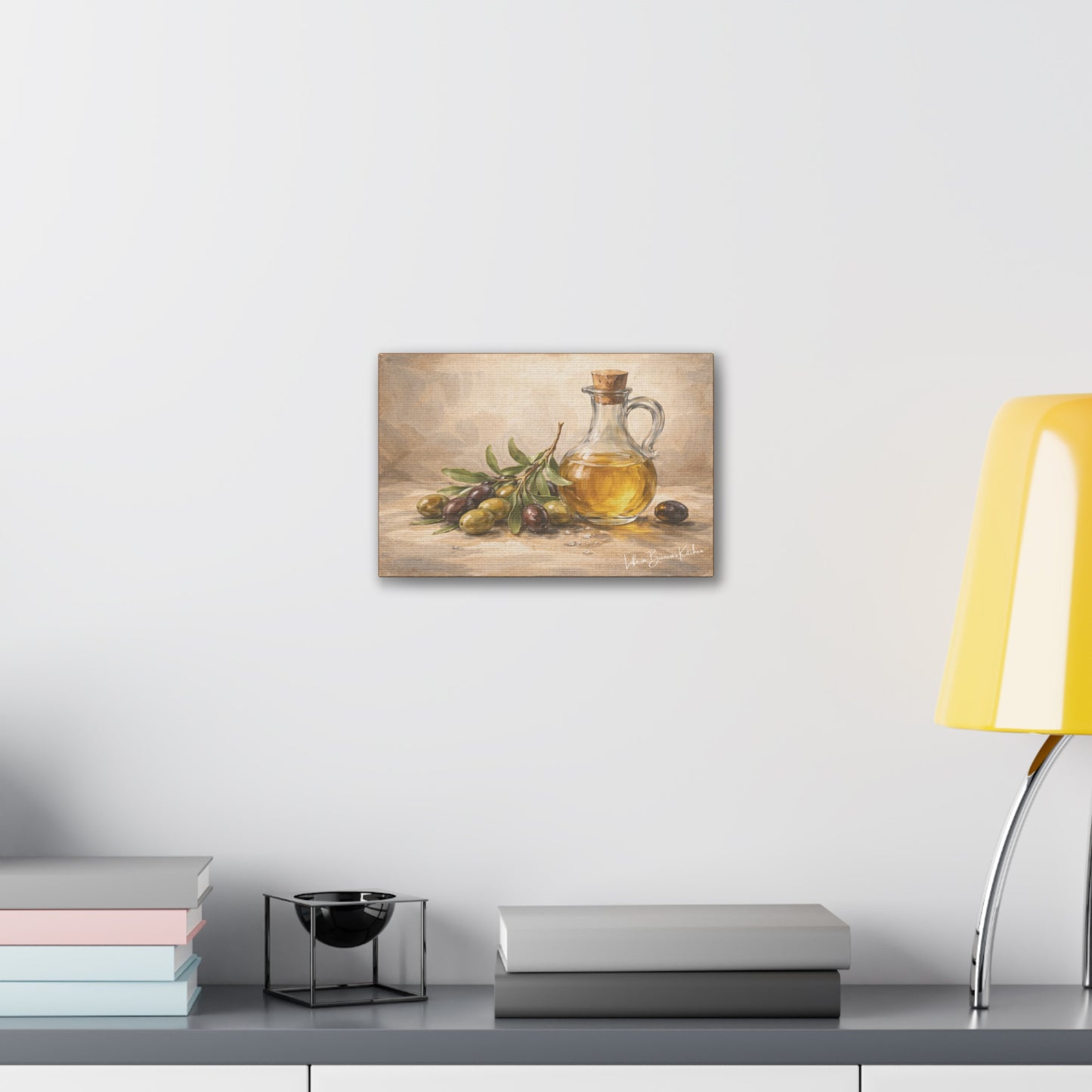 Rustic Olives Still Life (Canvas) | La Tavola Rustica