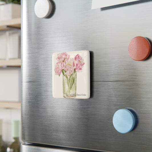 Peony Reverie Porcelain Magnet
