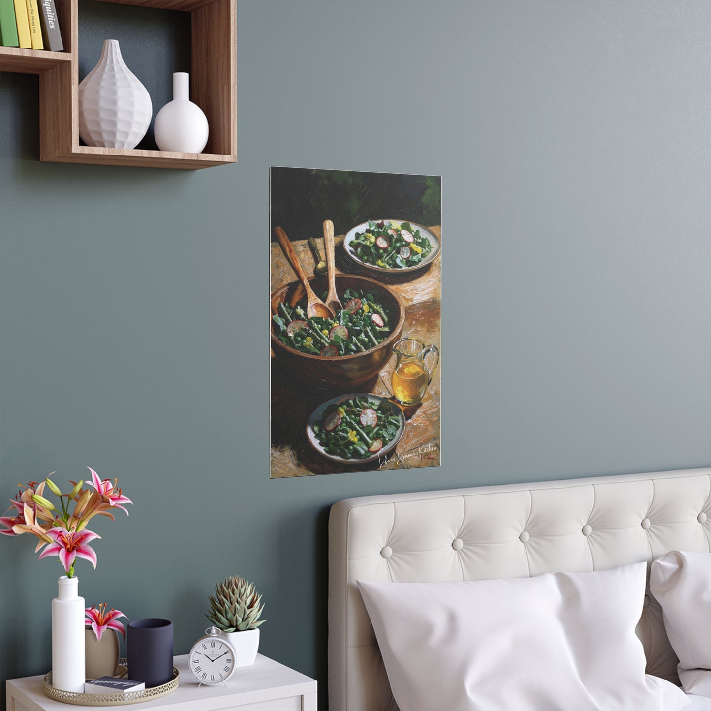 Spring Salad II (Silk Poster) | At the Garden Table