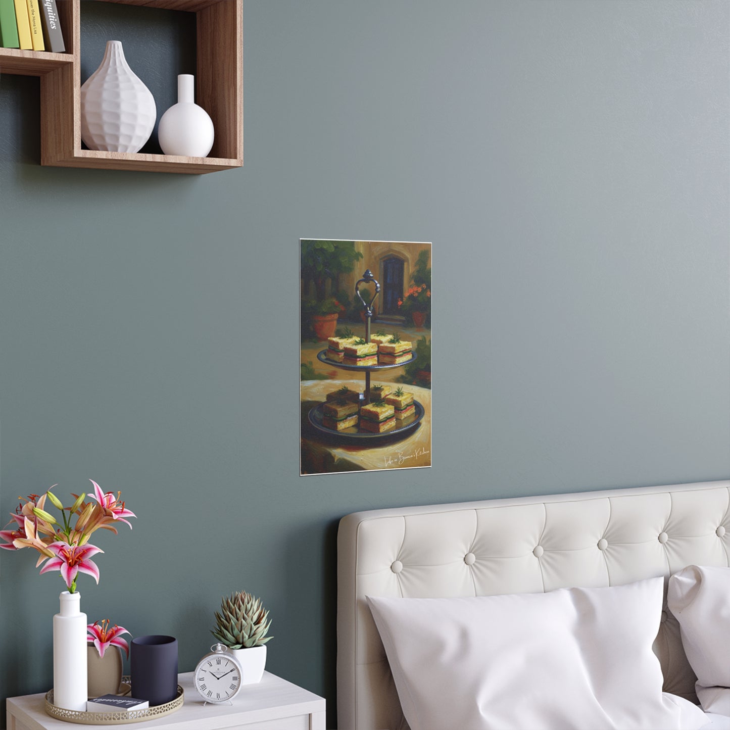 Tea Sandwiches (Silk Poster) | At the Garden Table