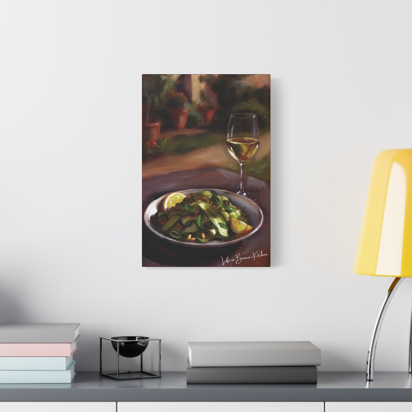 Summer Plate, Quiet Hour (Canvas) | At the Garden Table