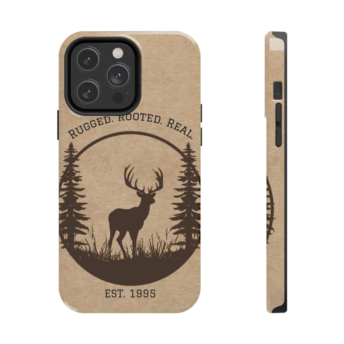 Live Free. Fish Hard. Phone Case | Heritage Outdoors Series