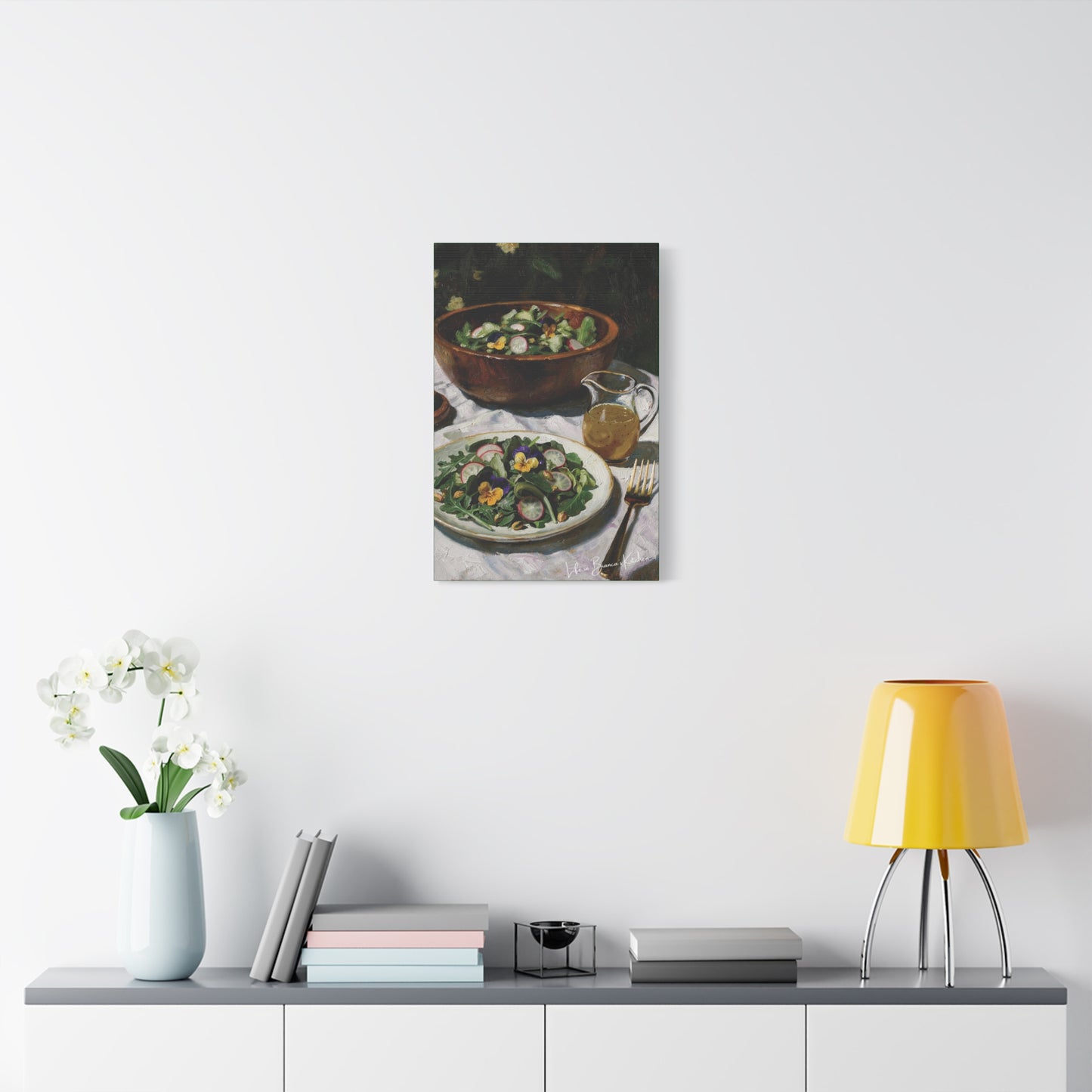 Spring Salad II (Canvas) | At the Garden Table