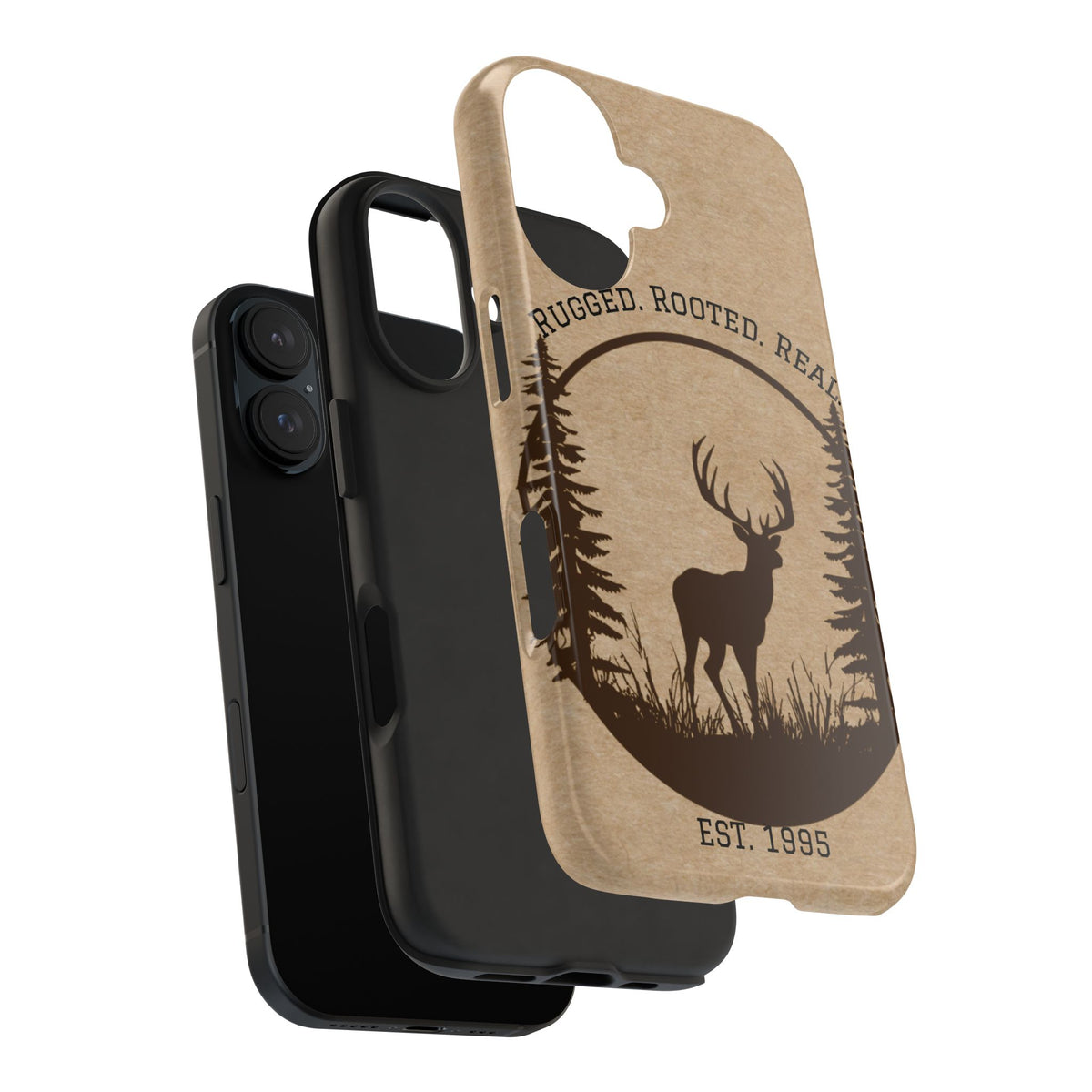 Live Free. Fish Hard. Phone Case | Heritage Outdoors Series