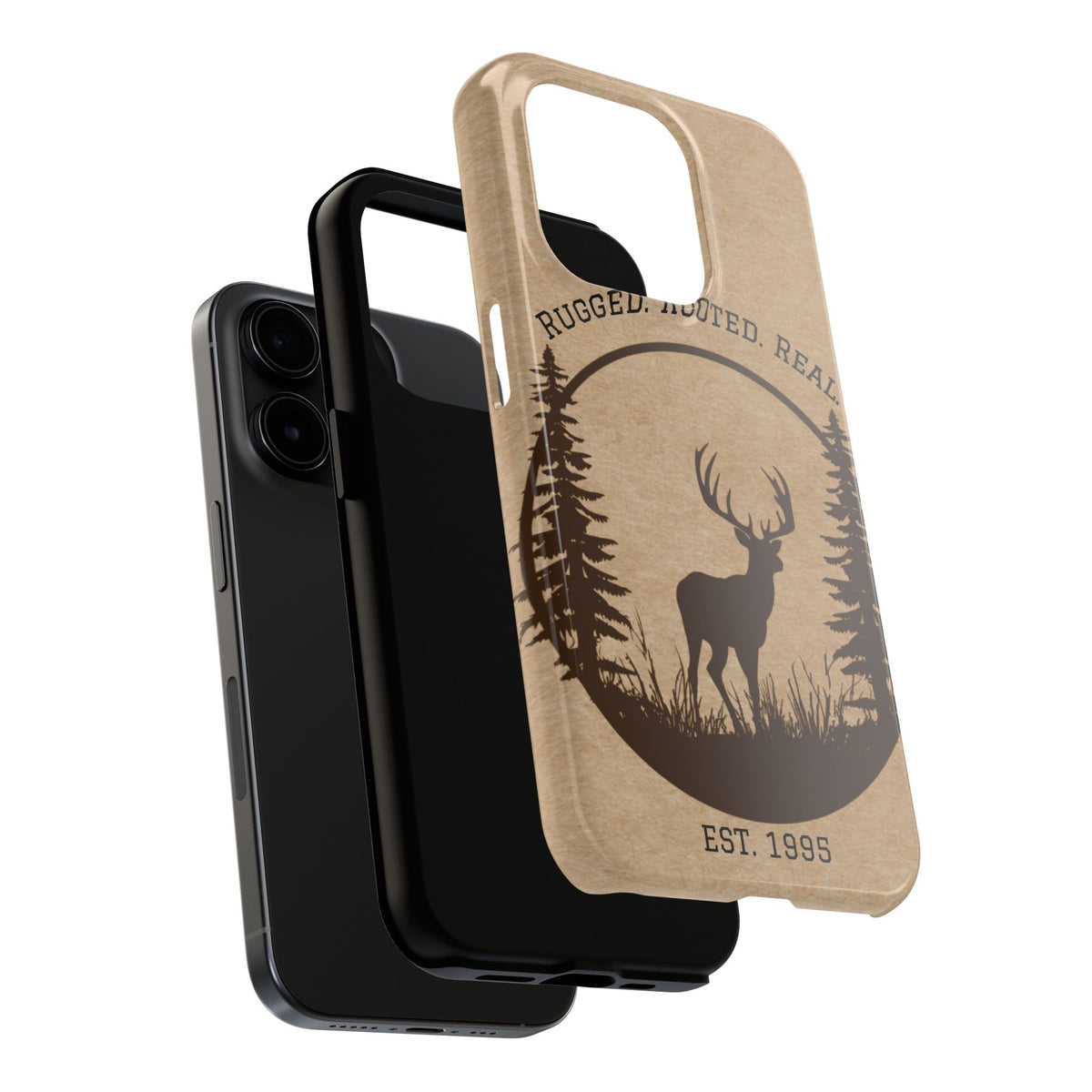 Live Free. Fish Hard. Phone Case | Heritage Outdoors Series