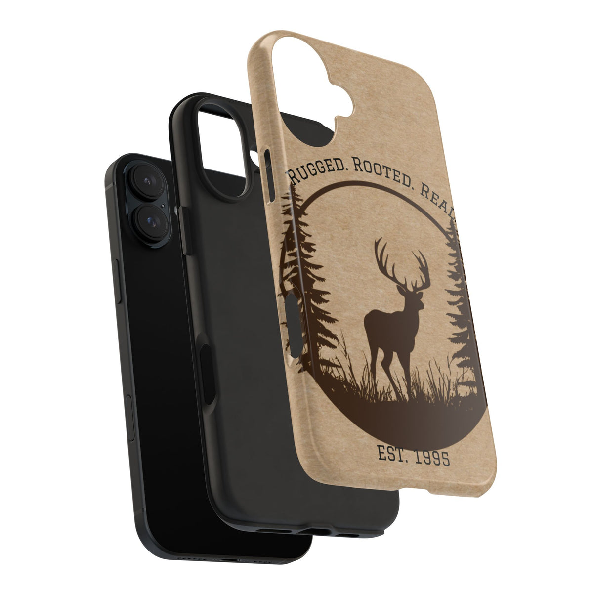 Live Free. Fish Hard. Phone Case | Heritage Outdoors Series