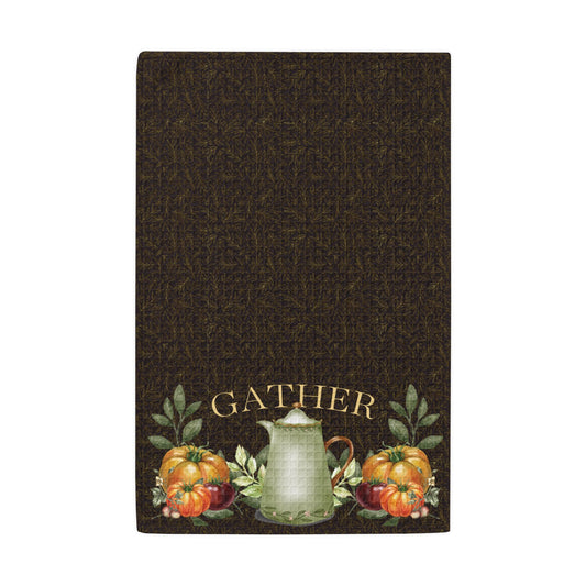 Gather Something Good Waffle-Weave Kitchen Towel
