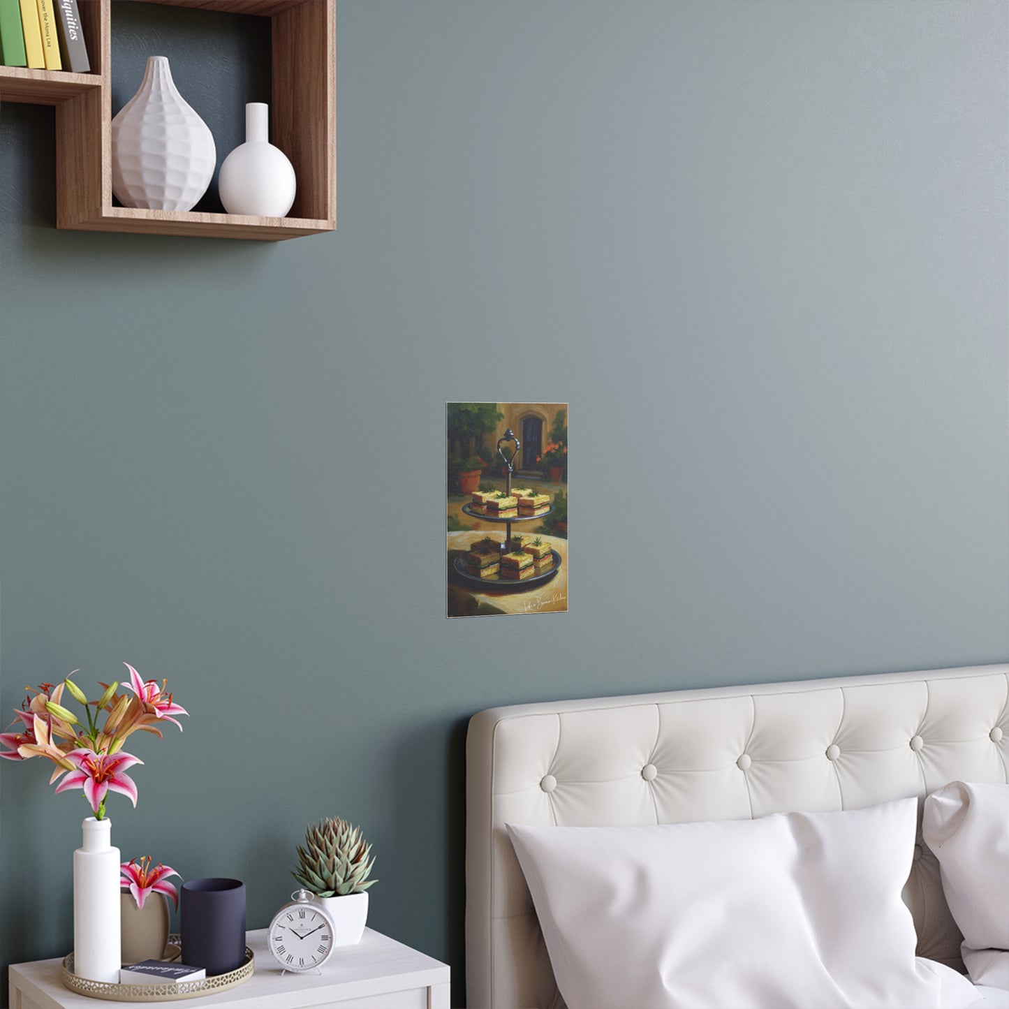 Tea Sandwiches (Silk Poster) | At the Garden Table