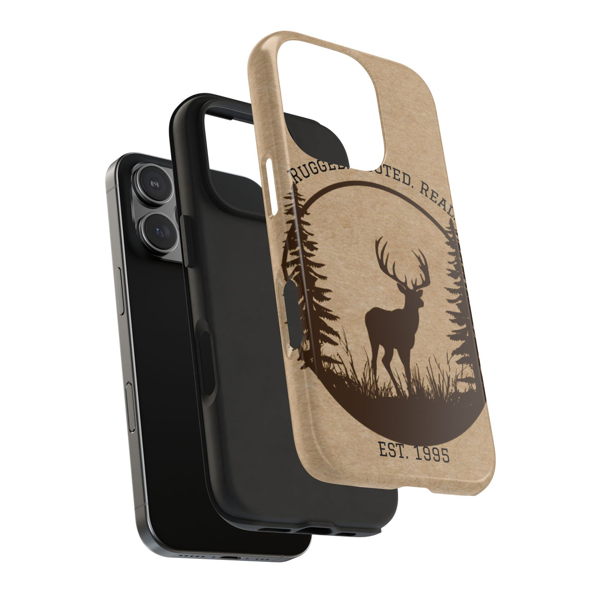 Live Free. Fish Hard. Phone Case | Heritage Outdoors Series