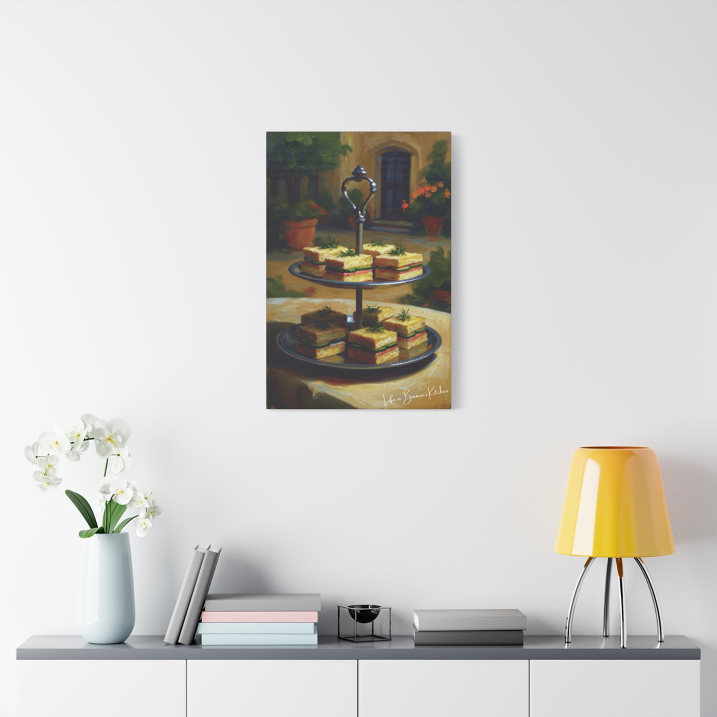 Tea Sandwiches (Canvas) | At the Garden Table