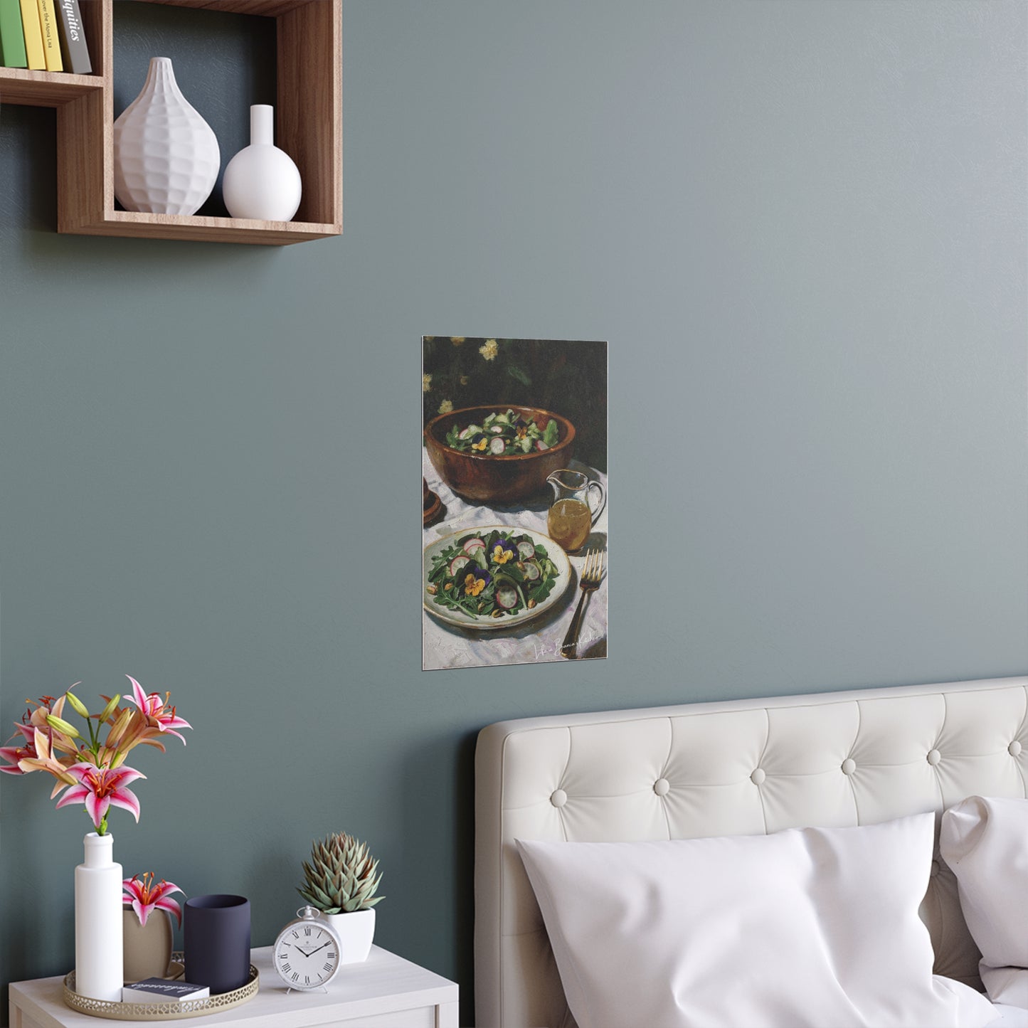 Spring Salad (Silk Poster) | At the Garden Table
