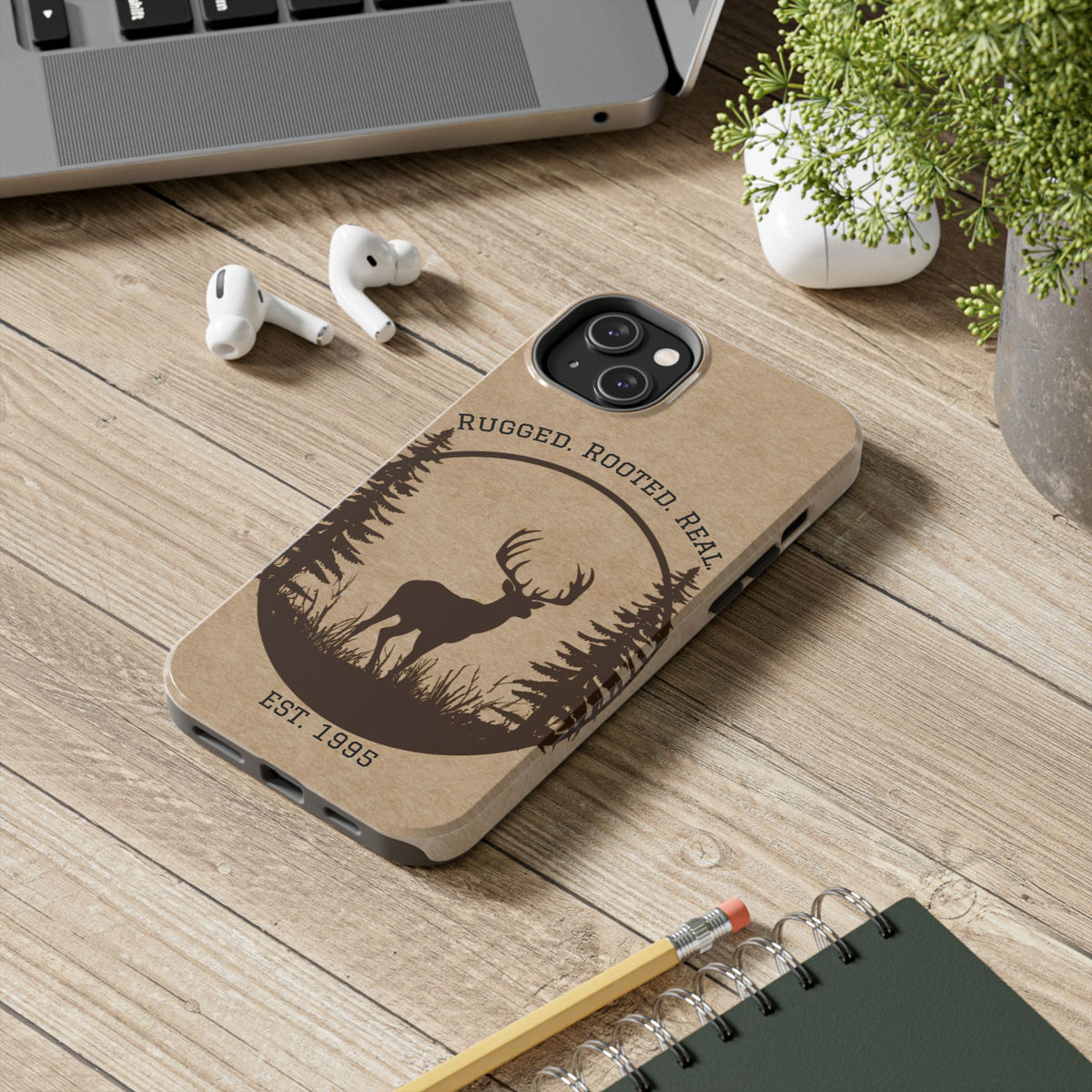 Live Free. Fish Hard. Phone Case | Heritage Outdoors Series