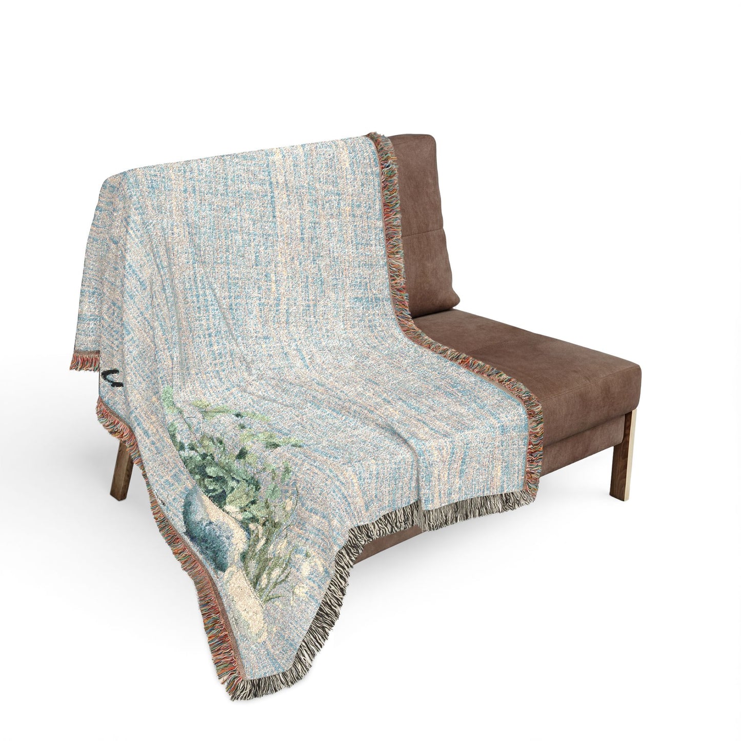 Spring Still Life Woven Throw Blanket | Botanical Hearth & Home Decor