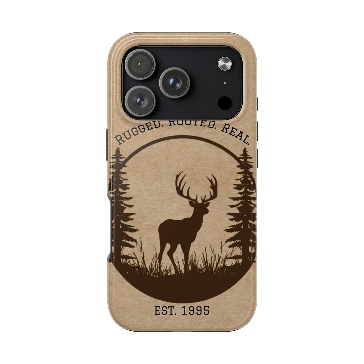 Live Free. Fish Hard. Phone Case | Heritage Outdoors Series