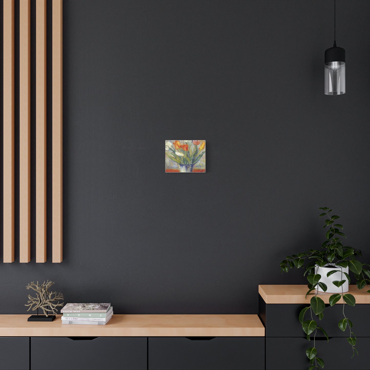 Spring Tulips in Bloom | Botanical Still Life Canvas Art