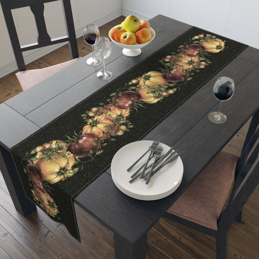 Late Summer Tomatoes Botanical Table Runner
