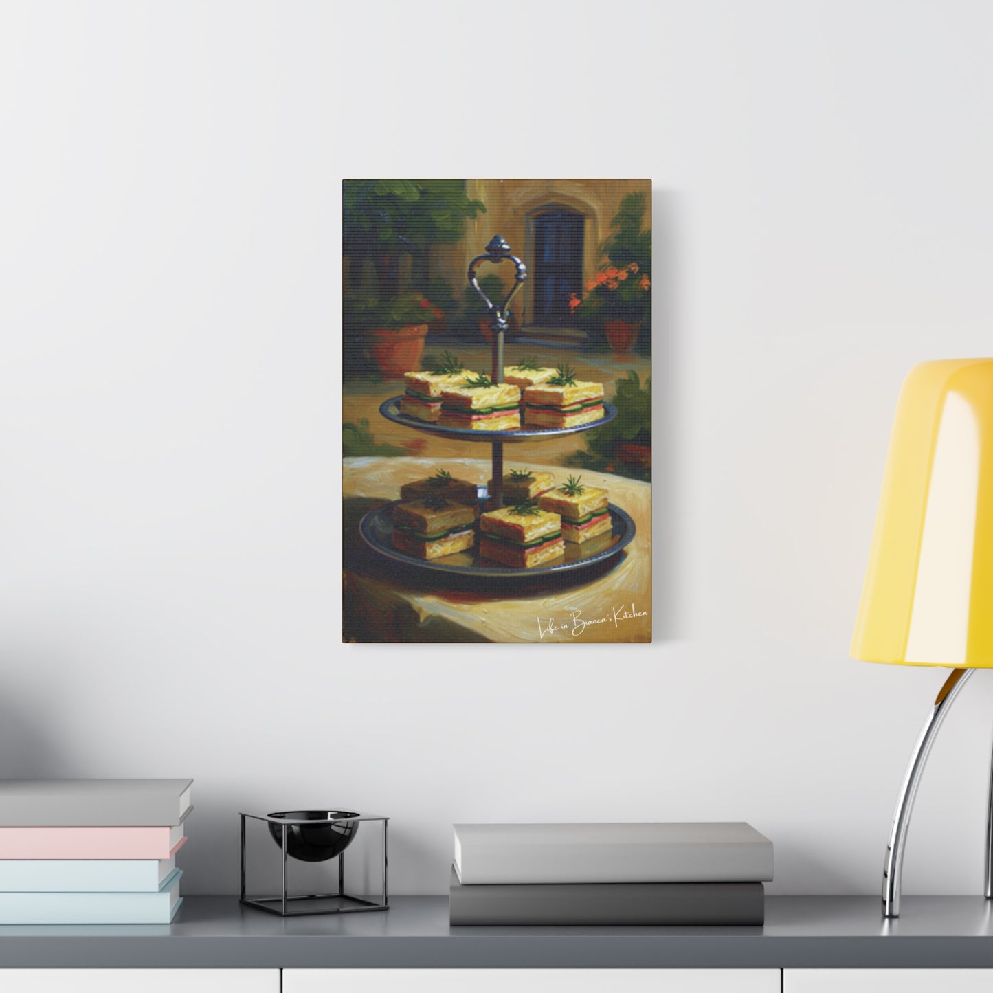 Tea Sandwiches (Canvas) | At the Garden Table