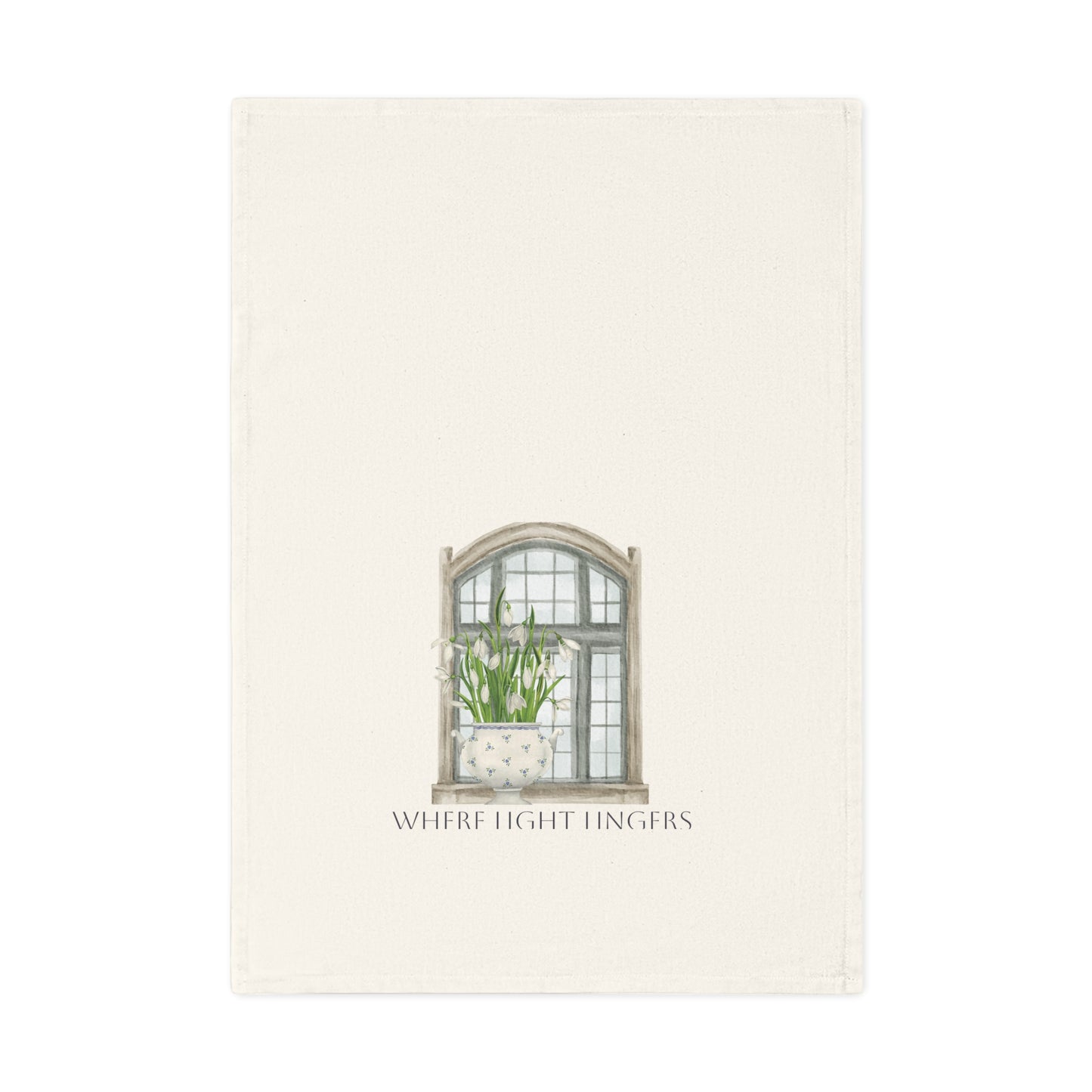 Where Light Lingers  | Cotton Tea Towel  – Spring Botanical II